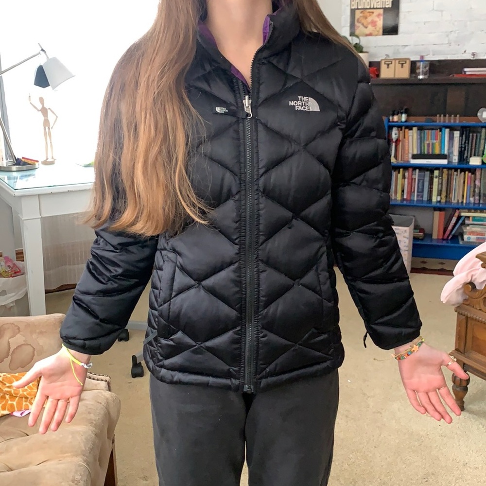 North Face, Black, Girls size 14/16
